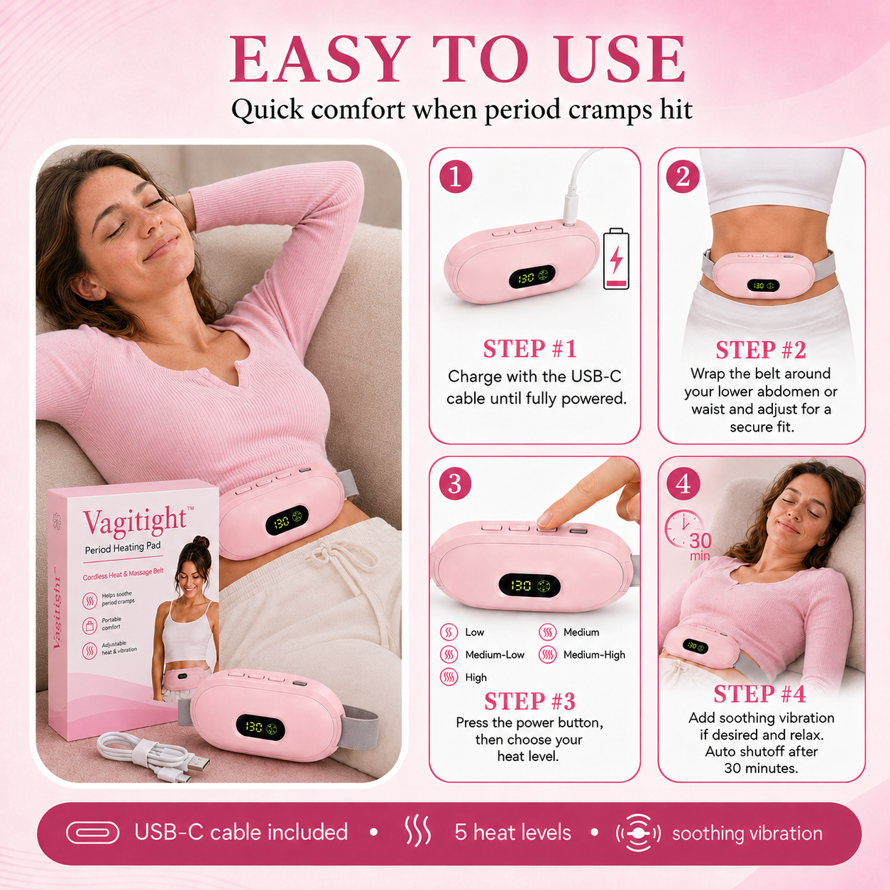 Premium Period Heating Pad